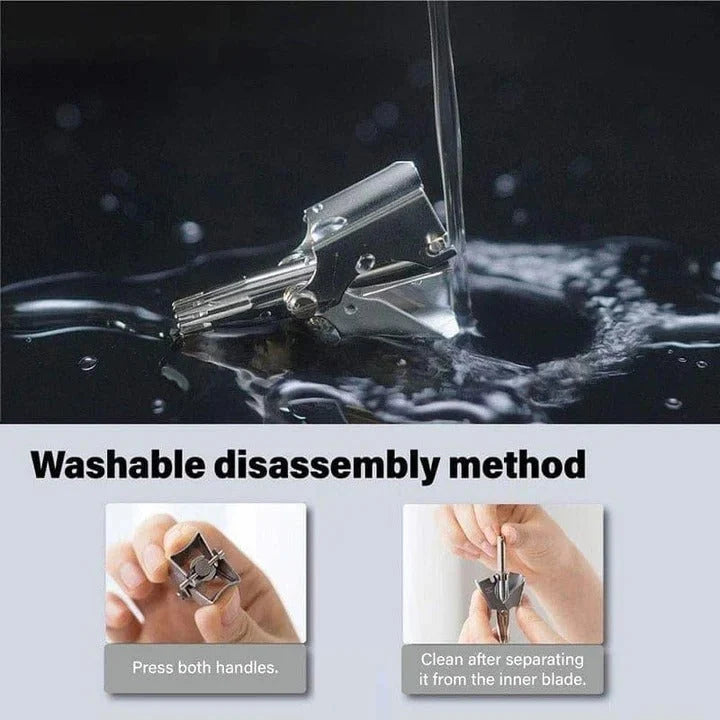 Nose Hair Trimmer Manual Twist Stainless Steel