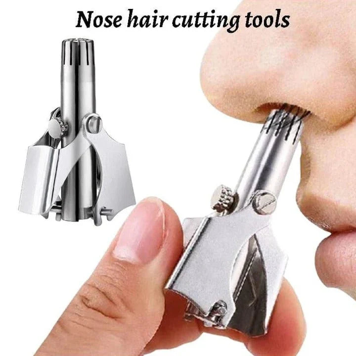 Nose Hair Trimmer Manual Twist Stainless Steel