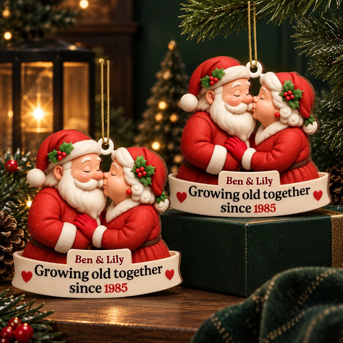 Ornament Personalized Wood Fade-Resistant Print