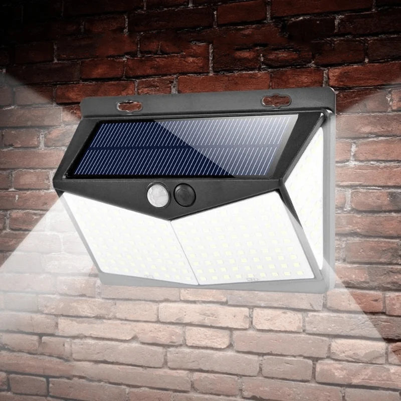 Outdoor Light Motion-Activated Solar-Powered 800 Lumens