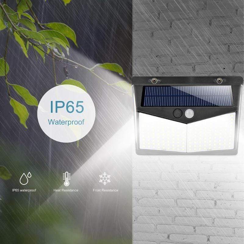 Outdoor Light Motion-Activated Solar-Powered 800 Lumens