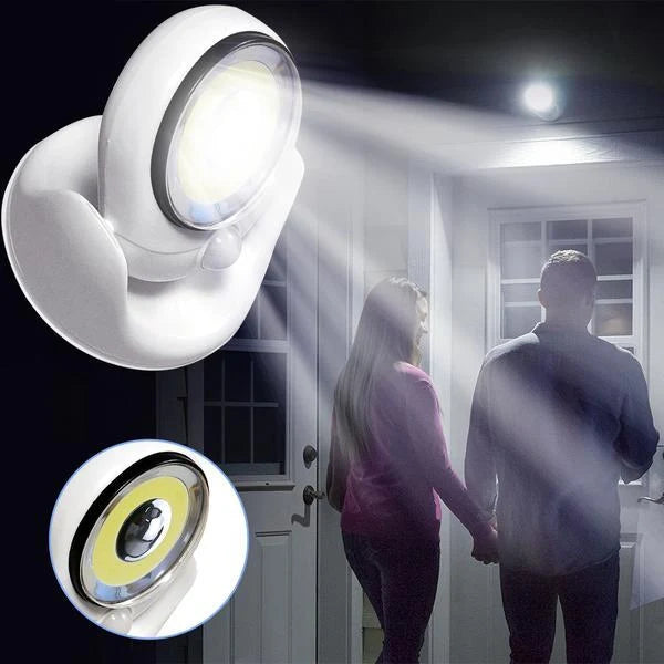 Outdoor Motion Sensor Light Battery Powered Magnetic Mount