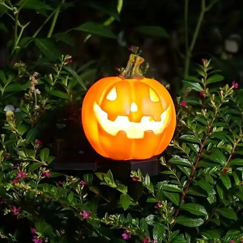 Outdoor Pathway Light Pumpkin Solar Dusk Sensor