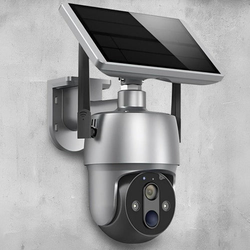 Outdoor Security Camera Solar-Powered 360° Pan & Tilt