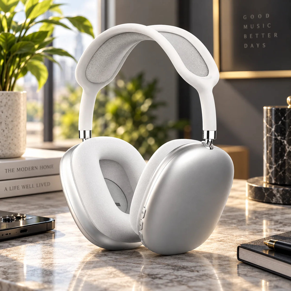 Over-Ear Headphones Noise-Reducing Bluetooth 5.0 & 20-Hour Battery
