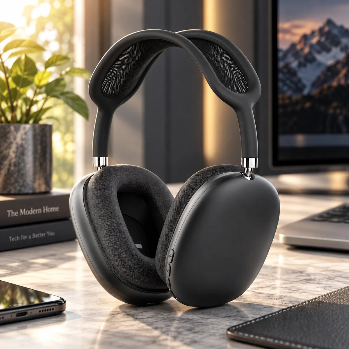 Over-Ear Headphones Noise-Reducing Bluetooth 5.0 & 20-Hour Battery