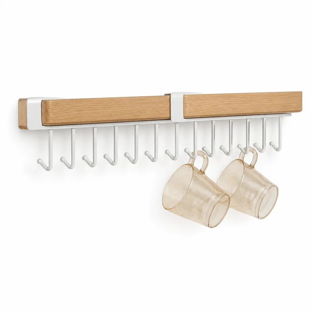 Paper Towel Holder Wall-Mount Modular Aluminum & Walnut