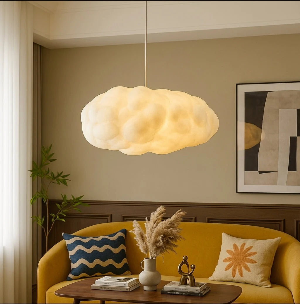 Pendant Light Cloud Shade Soft Ambient Glow