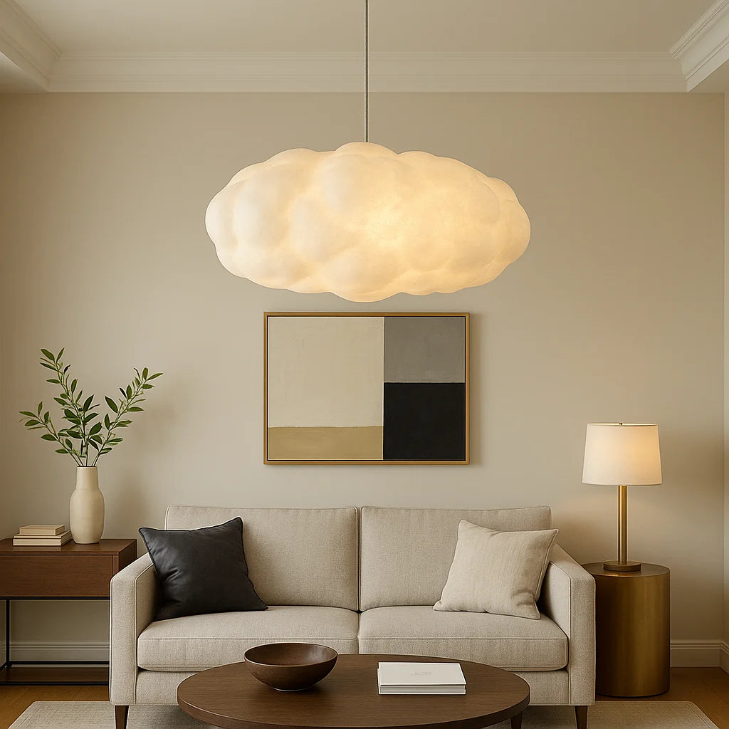 Pendant Light Cloud Shade Soft Ambient Glow