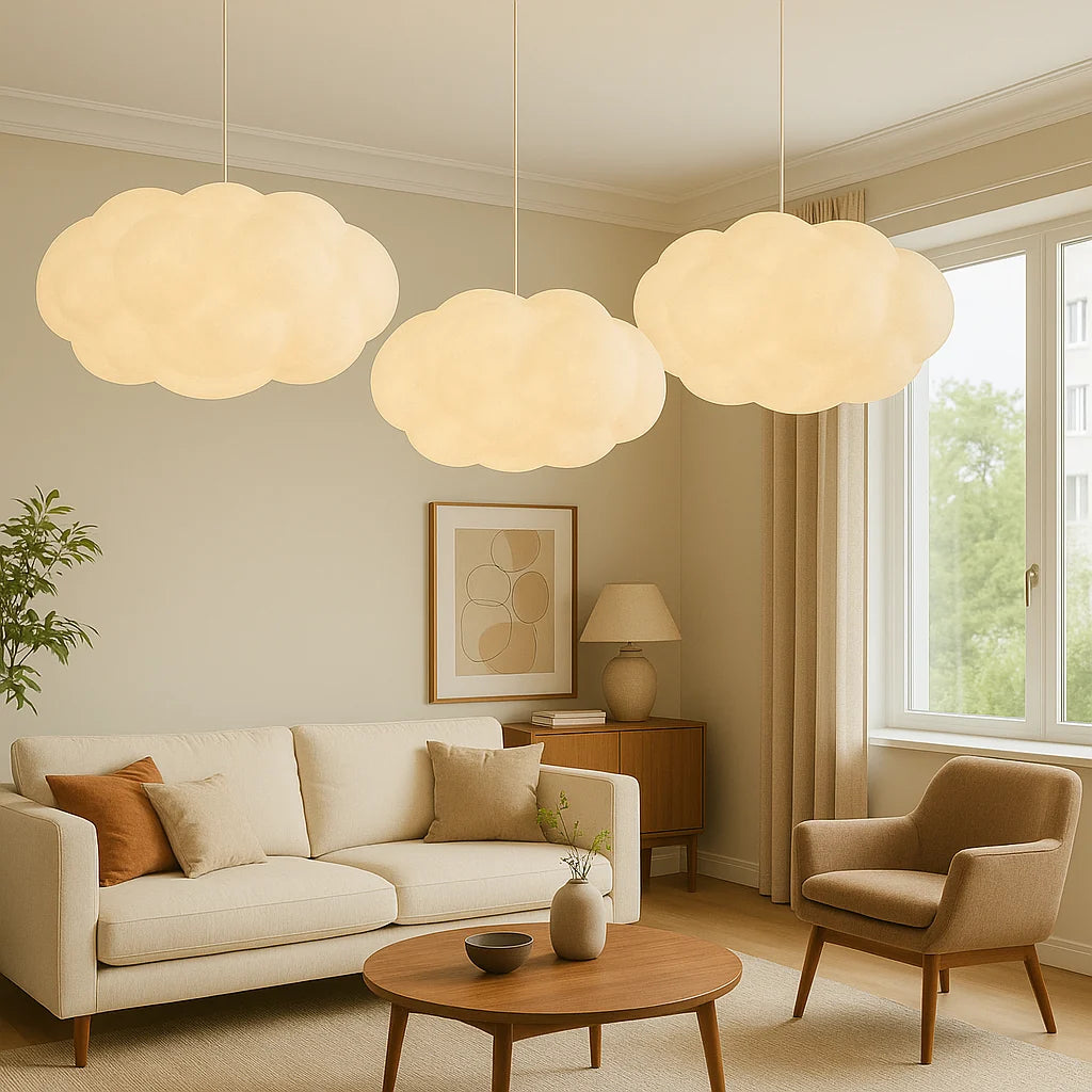 Pendant Light Cloud Shade Soft Ambient Glow