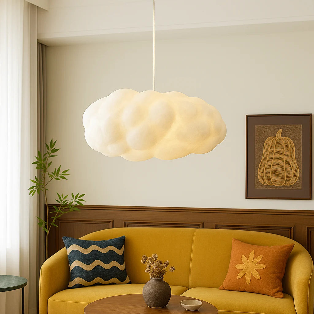 Pendant Light Cloud Shade Soft Ambient Glow