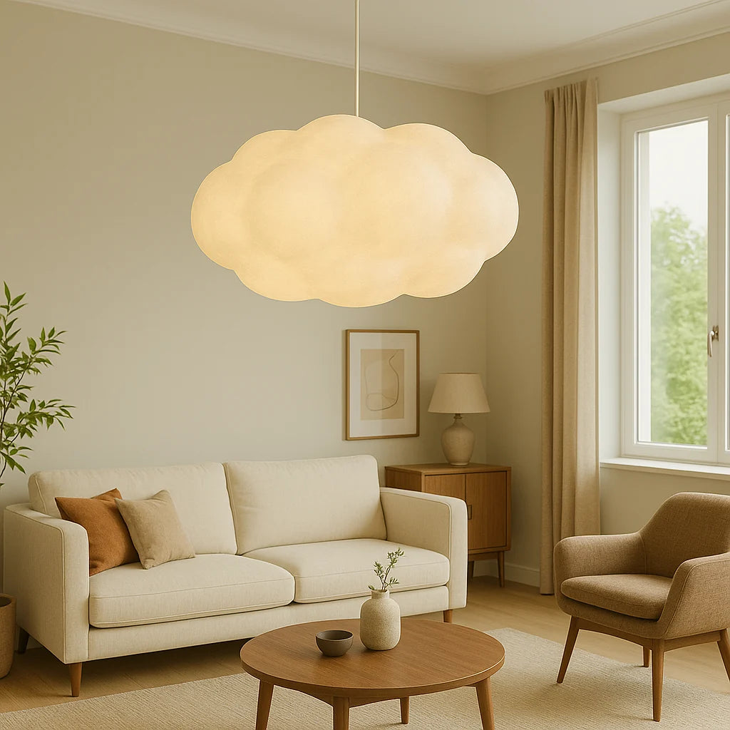 Pendant Light Cloud Shade Soft Ambient Glow