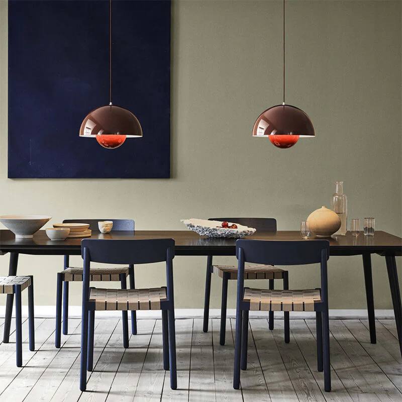Pendant Light Metal Dome Adjustable Cord E27 Socket