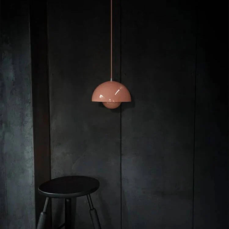 Pendant Light Metal Dome Adjustable Cord E27 Socket