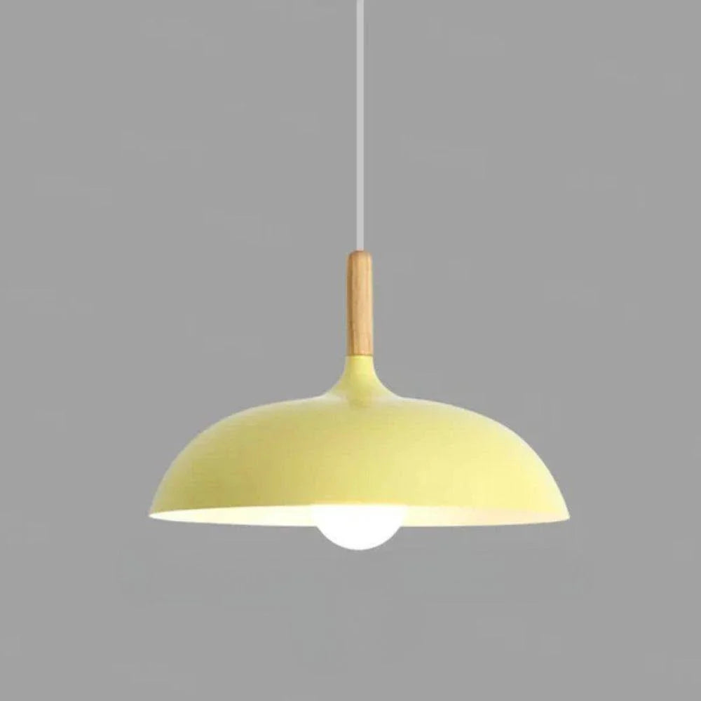 Pendant Light Nordic Oak E27 LED Adjustable Cord