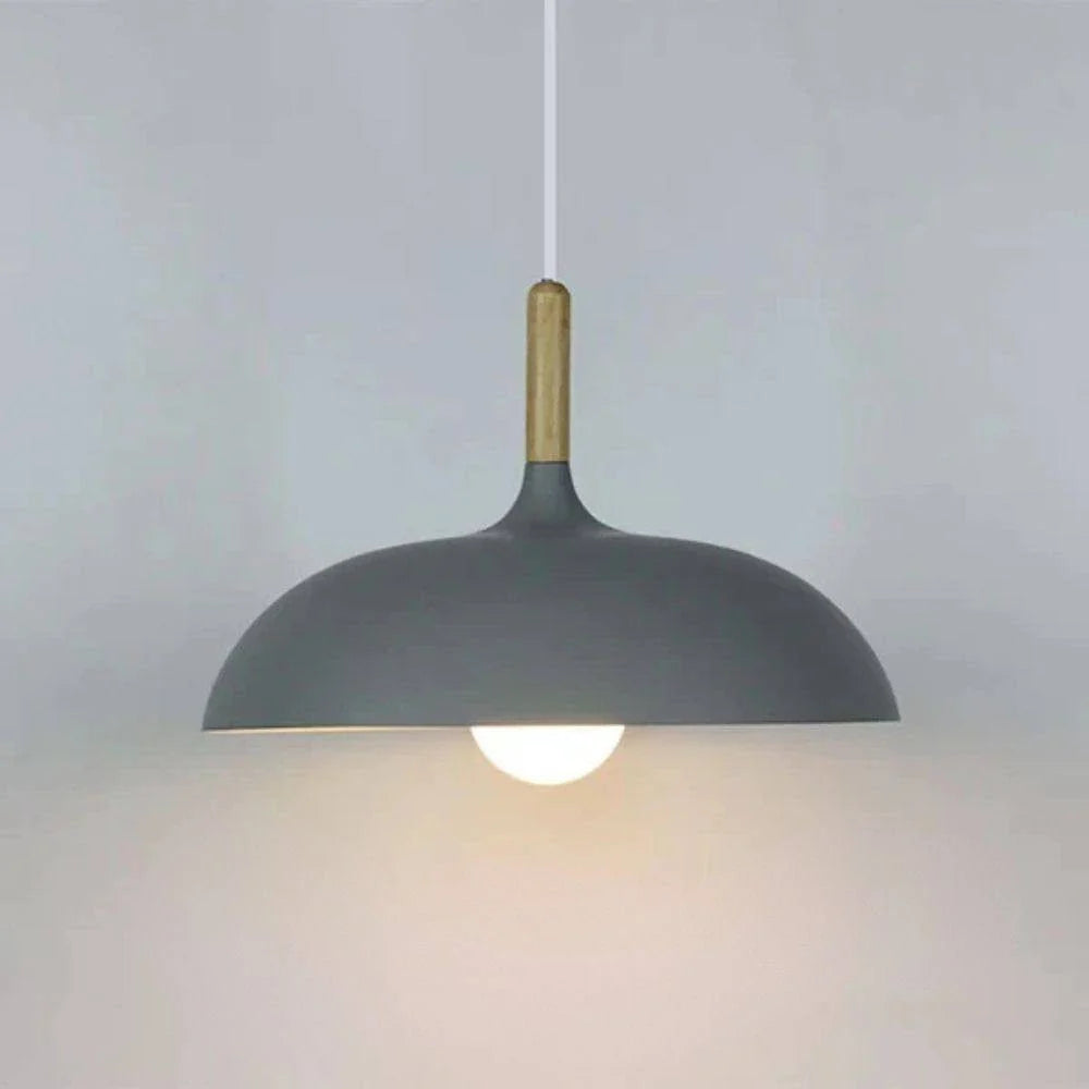 Pendant Light Nordic Oak E27 LED Adjustable Cord