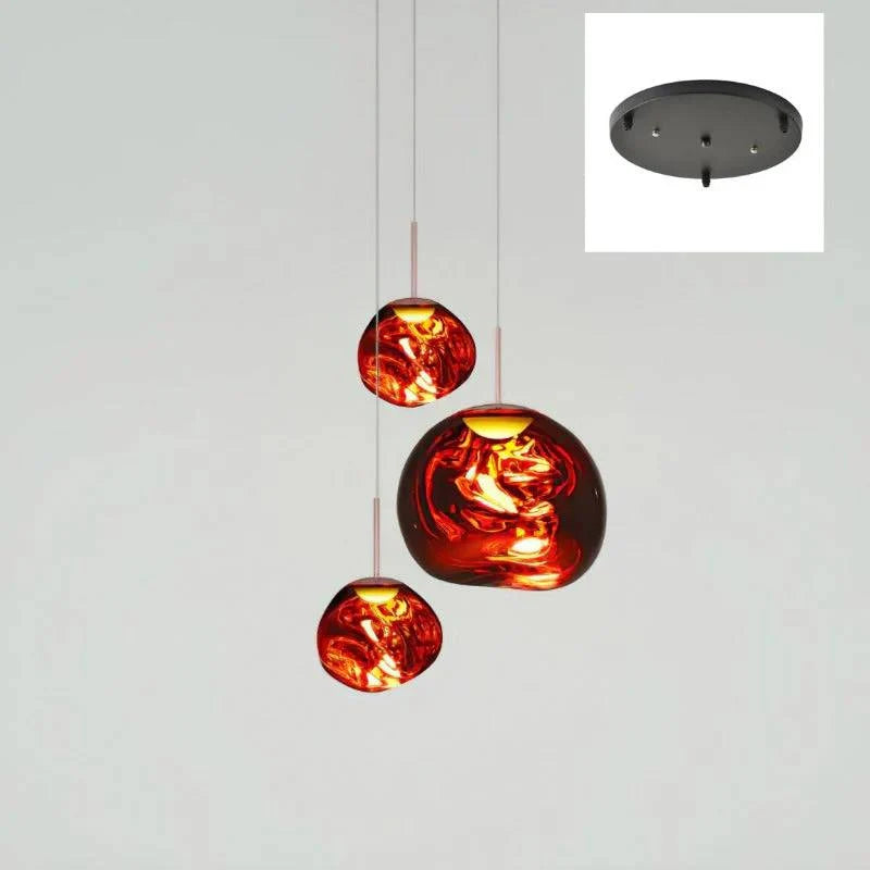 Pendant Light Sculptural Multi-Head Dimmable Adjustable Cables
