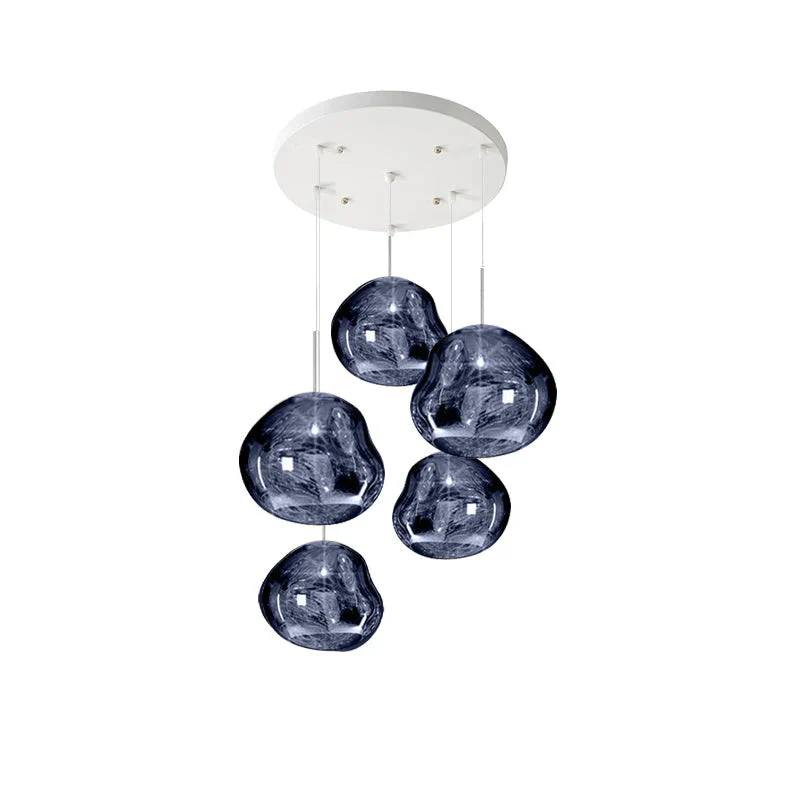 Pendant Light Sculptural Multi-Head Dimmable Adjustable Cables