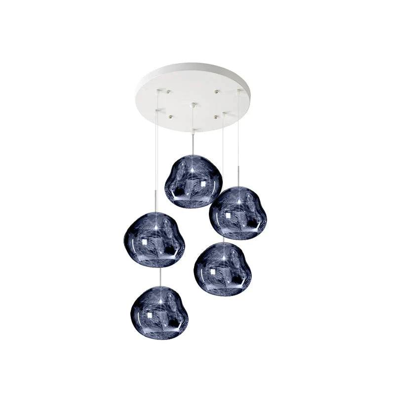 Pendant Light Sculptural Multi-Head Dimmable Adjustable Cables