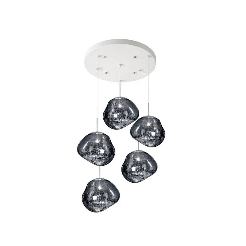Pendant Light Sculptural Multi-Head Dimmable Adjustable Cables