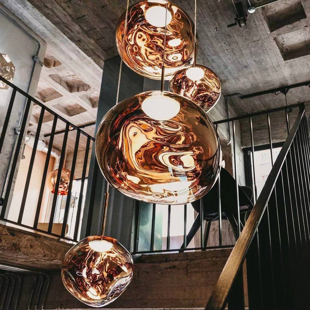 Pendant Light Sculptural Multi-Head Dimmable Adjustable Cables