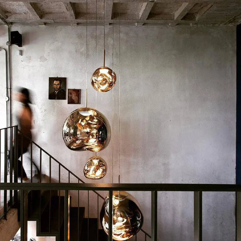 Pendant Light Sculptural Multi-Head Dimmable Adjustable Cables