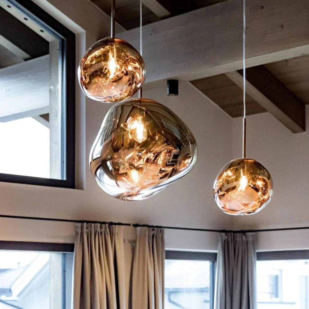 Pendant Light Sculptural Multi-Head Dimmable Adjustable Cables