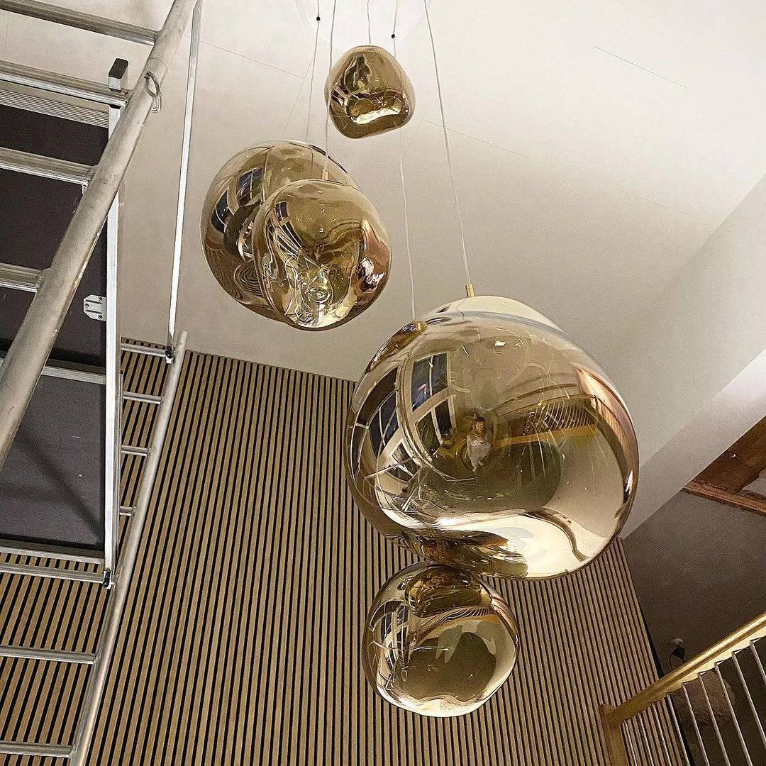 Pendant Light Sculptural Multi-Head Dimmable Adjustable Cables