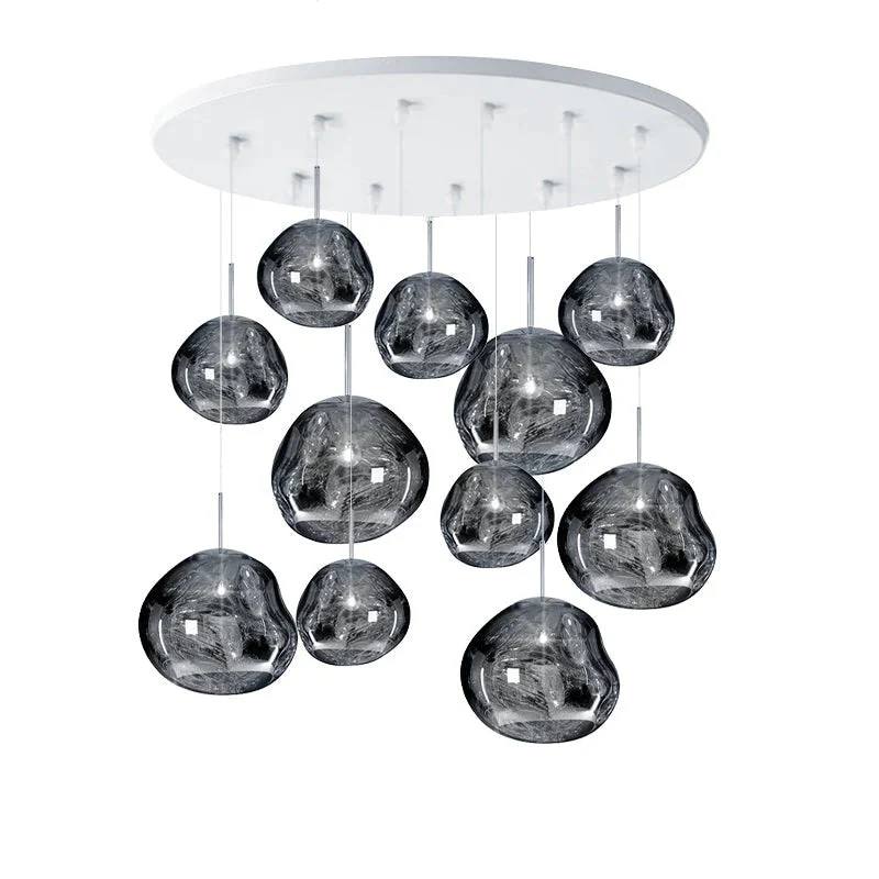 Pendant Light Sculptural Multi-Head Dimmable Adjustable Cables