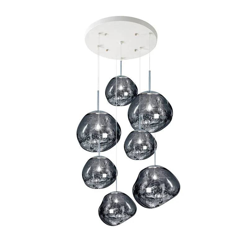 Pendant Light Sculptural Multi-Head Dimmable Adjustable Cables