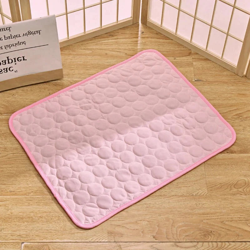 Pet Cooling Pad Pressure-Activated Foldable & Machine-Washable