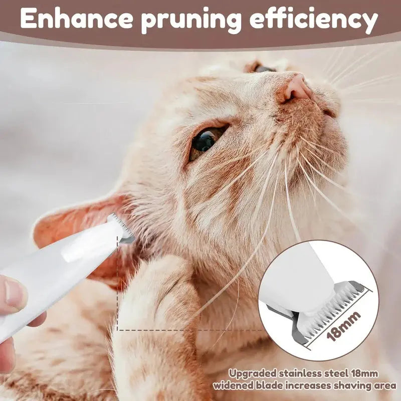 Pet Hair Trimmer Waterproof Rechargeable LED Light