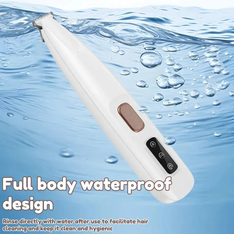 Pet Hair Trimmer Waterproof Rechargeable LED Light