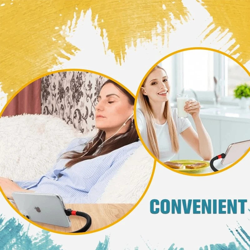 Phone Charging Cable Foldable Stand Multi-Connector 2.4A