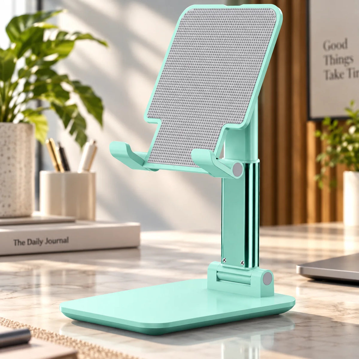 Phone & Tablet Stand Foldable Non-Slip Silicone