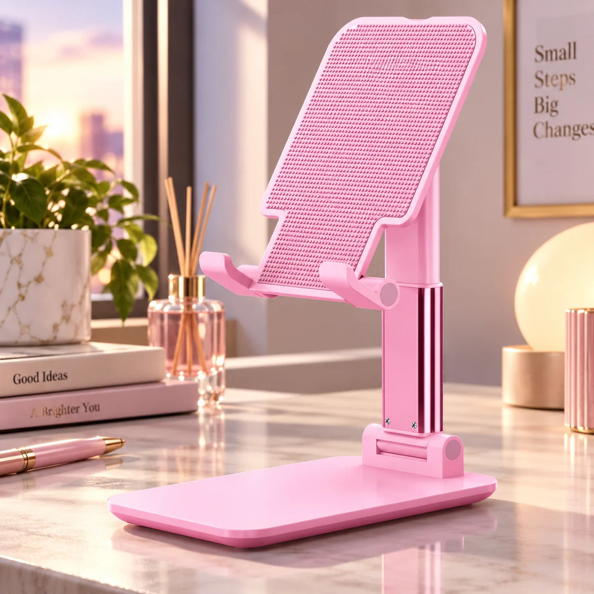 Phone & Tablet Stand Foldable Non-Slip Silicone