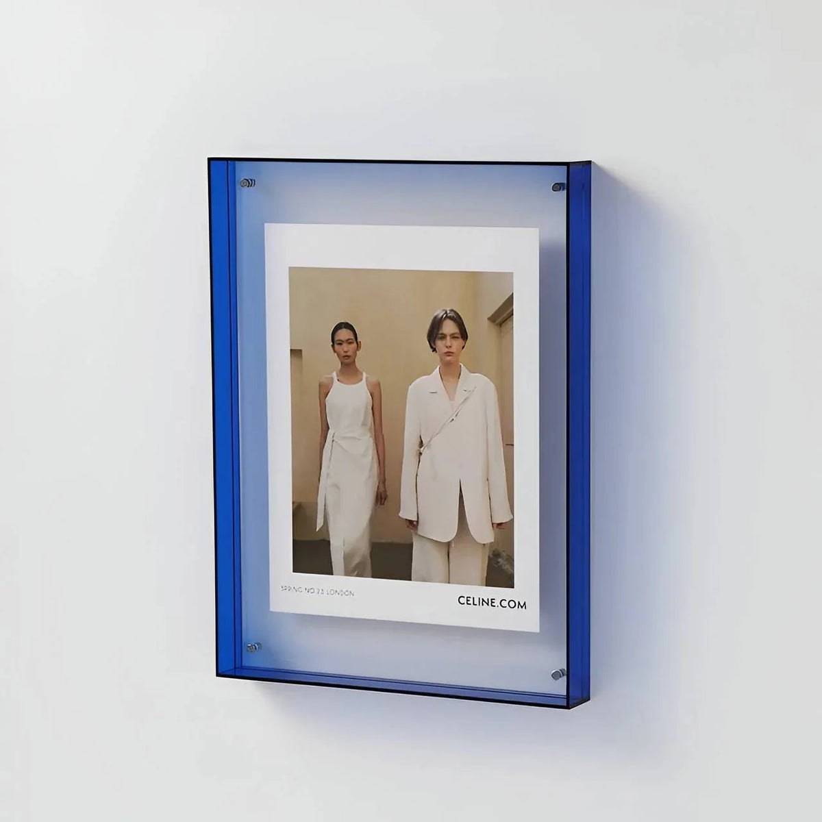 Picture Frame Clear Acrylic Fits A4 Easy To Hang