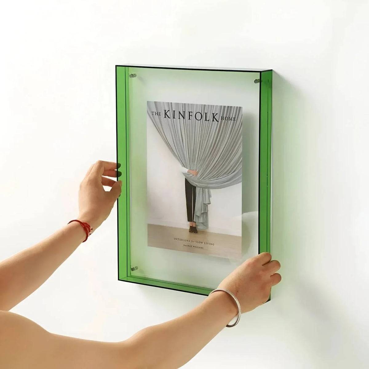 Picture Frame Clear Acrylic Fits A4 Easy To Hang