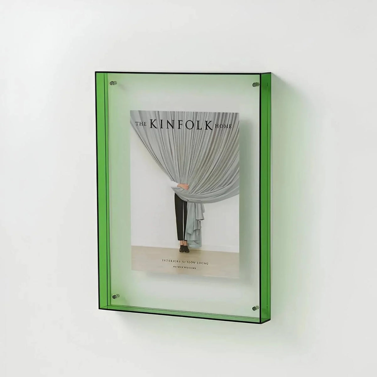Picture Frame Clear Acrylic Fits A4 Easy To Hang