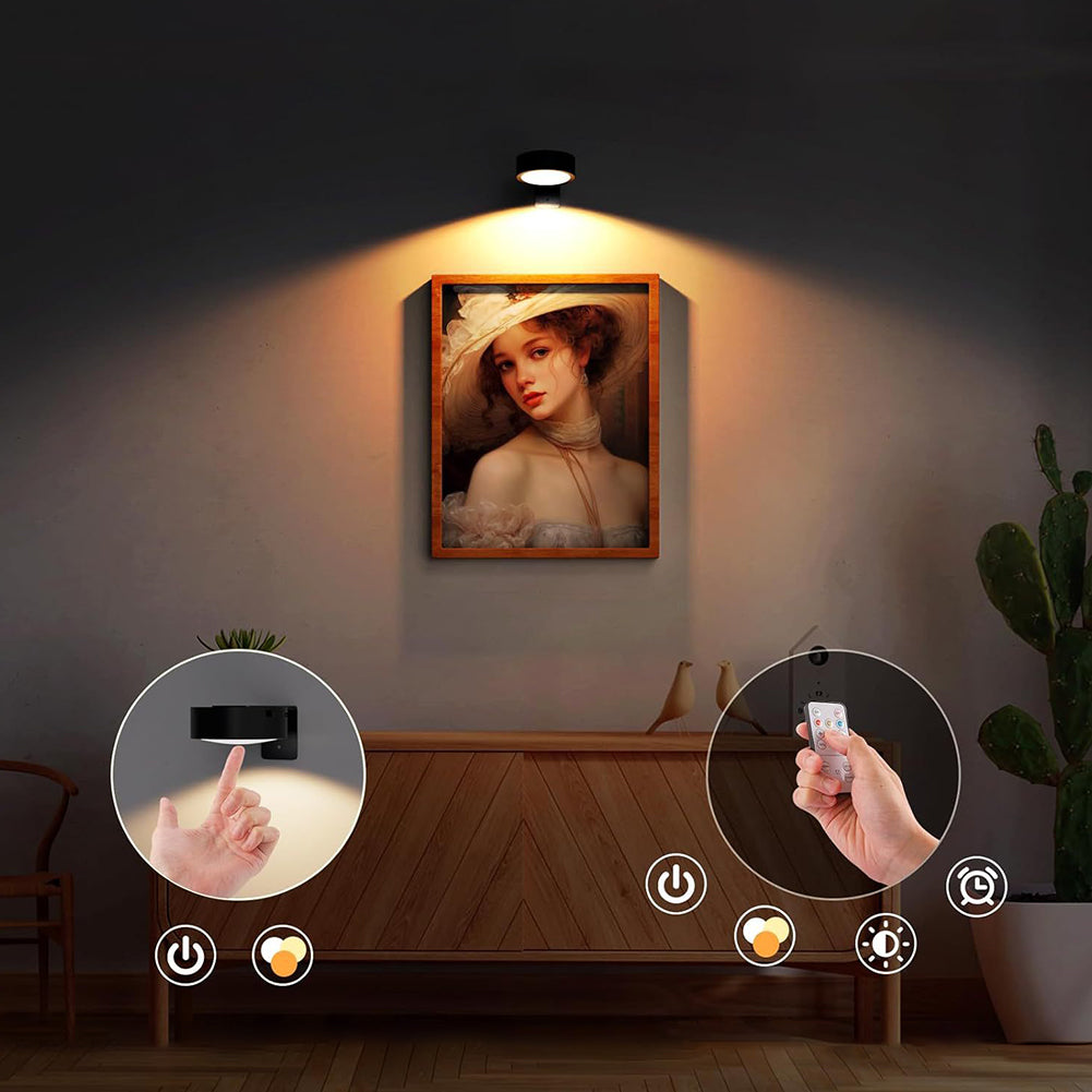 Picture Light Wireless LED Magnetic Remote Control