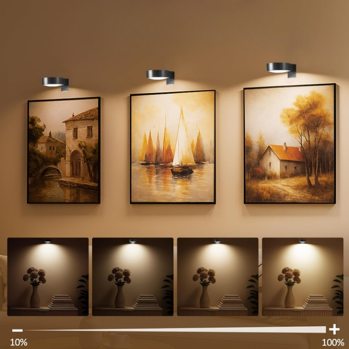 Picture Light Wireless LED Magnetic Remote Control