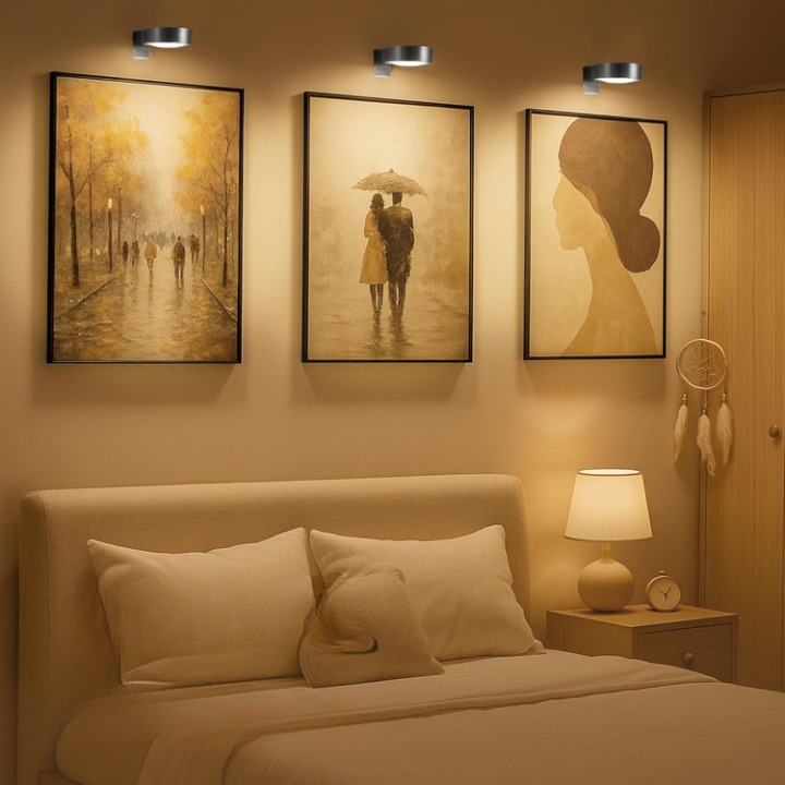 Picture Light Wireless LED Magnetic Remote Control