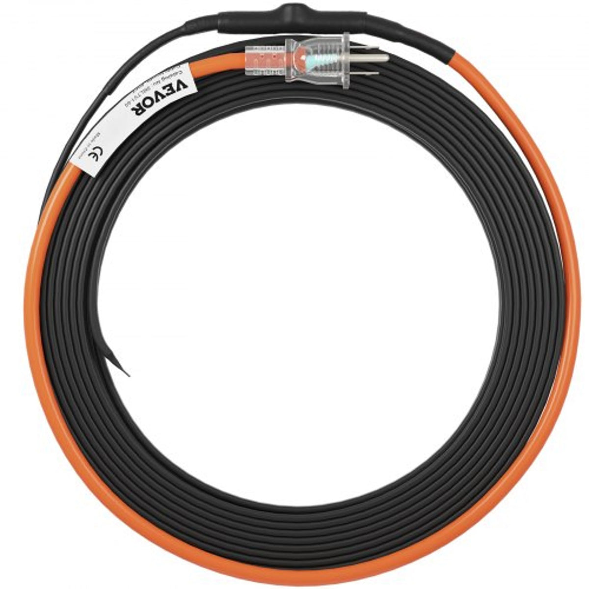 Pipe Heating Cable Self-Regulating Automatic Thermostat 60 Foot