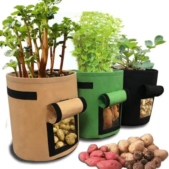 Planting Bag Side Harvest Flap Breathable Felt