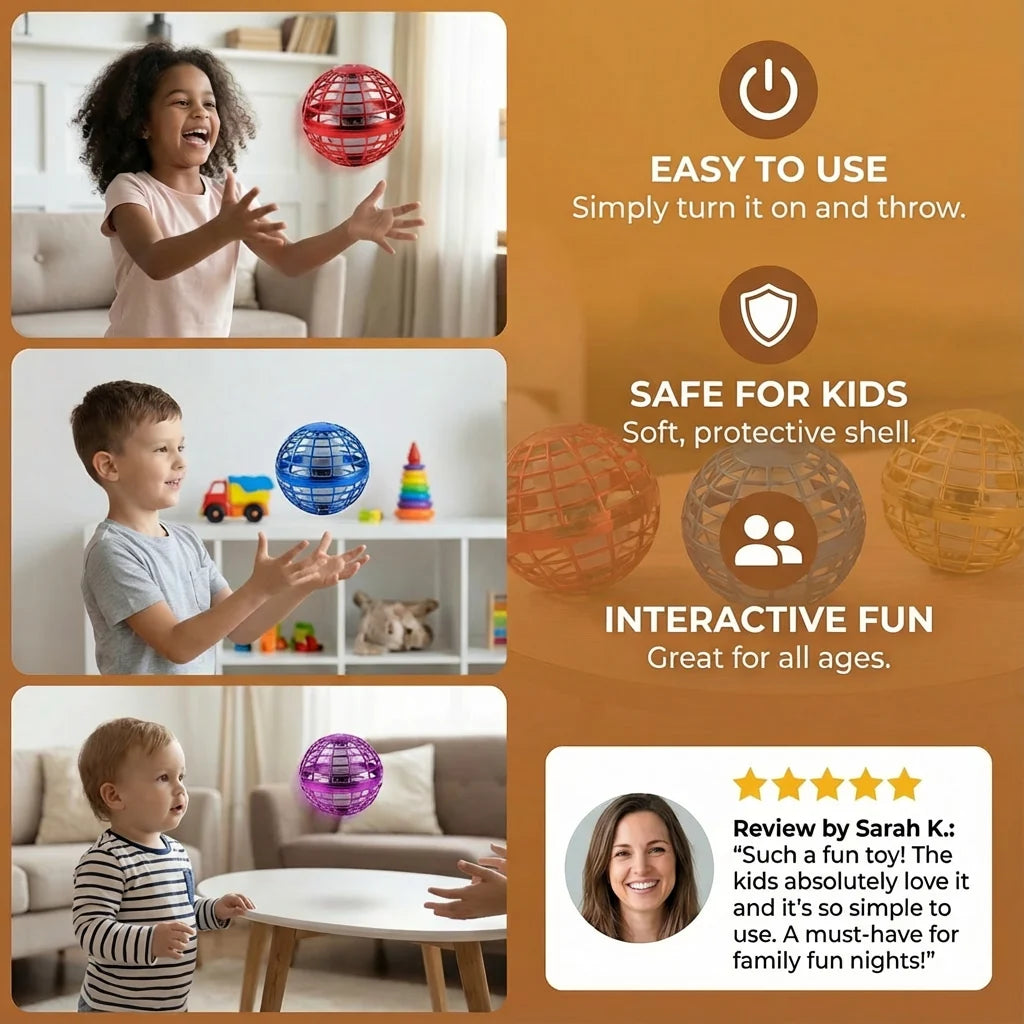 Play Ball Rechargeable LED Indoor & Outdoor