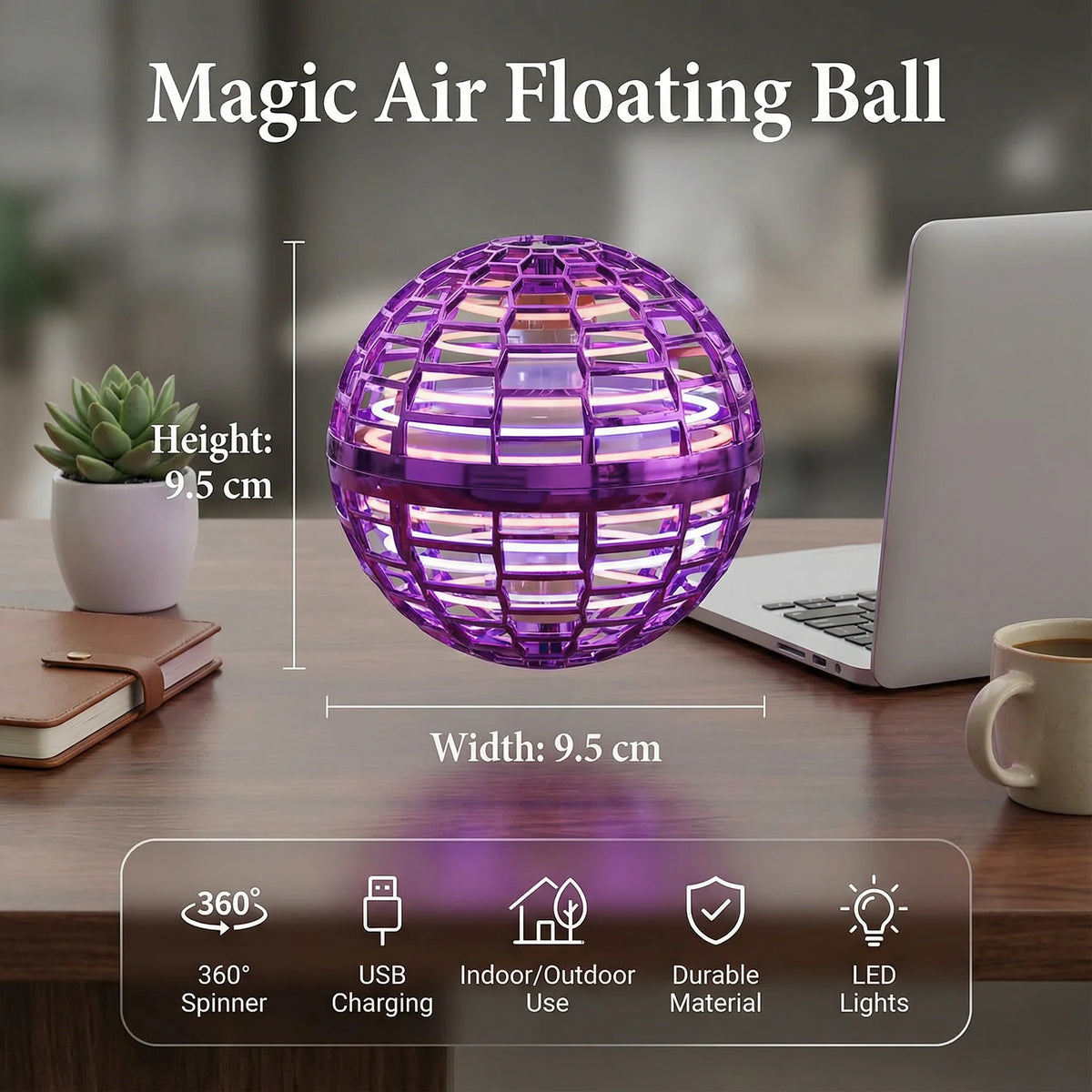 Play Ball Rechargeable LED Indoor & Outdoor
