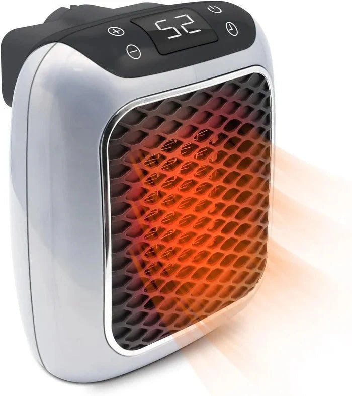Plug-In Heater 800W Ceramic & LED Thermostat