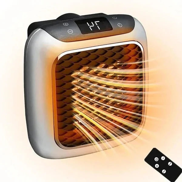 Plug-In Heater 800W Ceramic & LED Thermostat