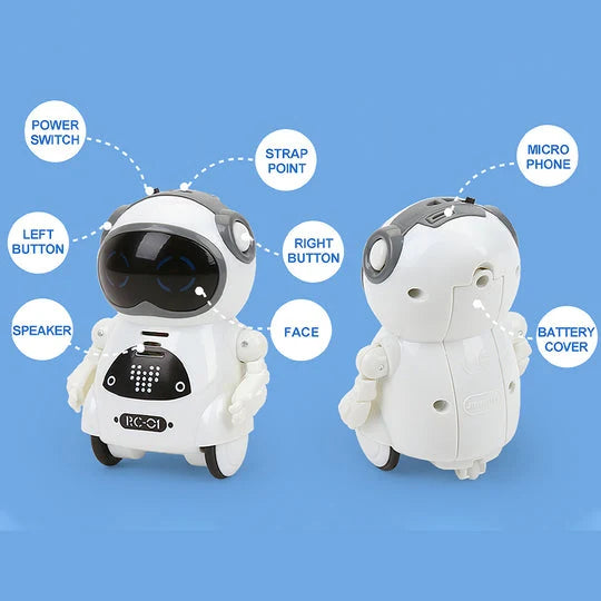 Pocket Robot Talking & Dancing Voice Recorder