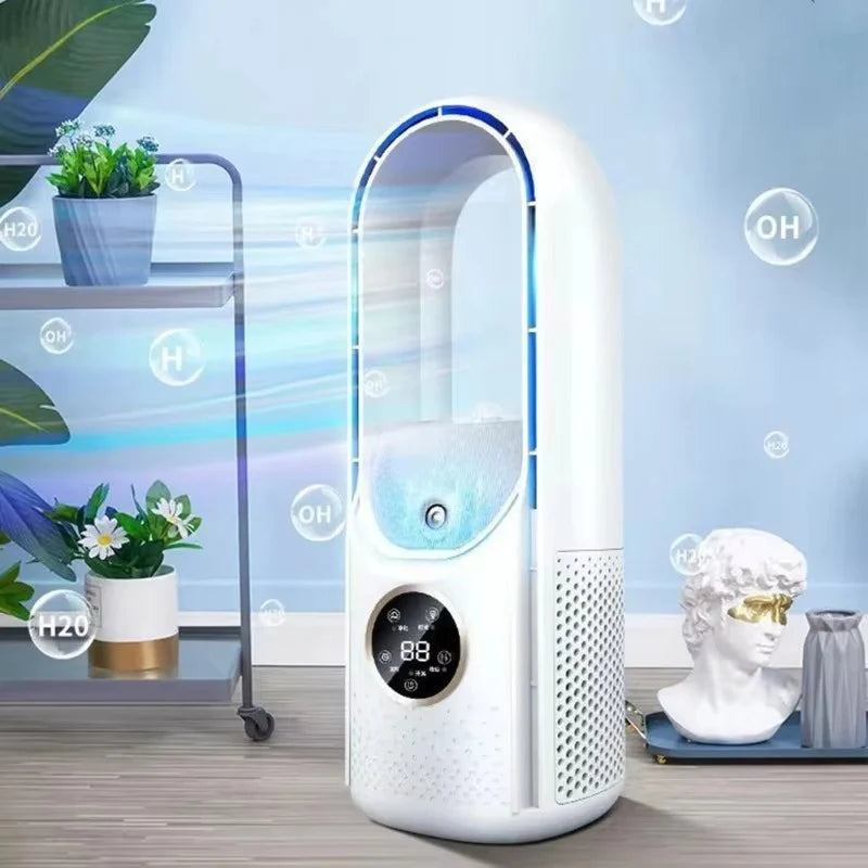 Portable Air Conditioner Bladeless Quiet USB & Wall Plug